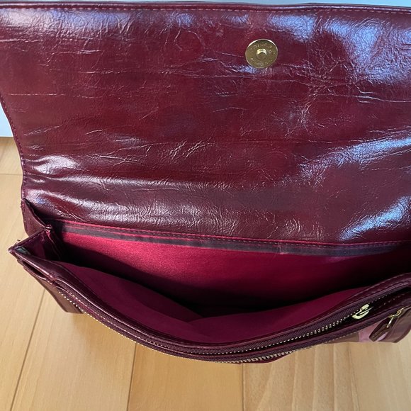 Vintage Urban Outfitters Suede and Faux Leather Clutch - Picture 4 of 5